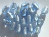 13x10mm 20 Oval Light Sapphire Silver Foil